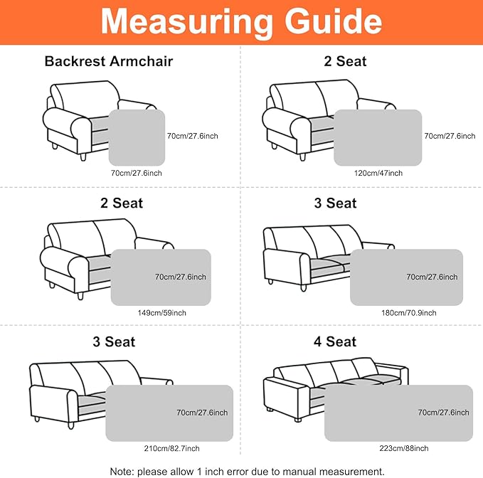 Smiry Couch Cover for Dogs Washable, Non Slip Fuzzy Pet Couch Covers for 3 Cushion Sofa Pet Friendly, Thick Soft Sofa Slipcovers Cushion Protector (Grey, 27.6" x 88")