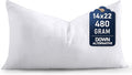 Utopia Bedding Throw Pillows (Set of 1, White) – 14 x 22 Inches Down Alternative Pillows for Bed, Sofa, and Couch - Fluffy Decorative Stuffer Pillow for Indoors & Outdoors