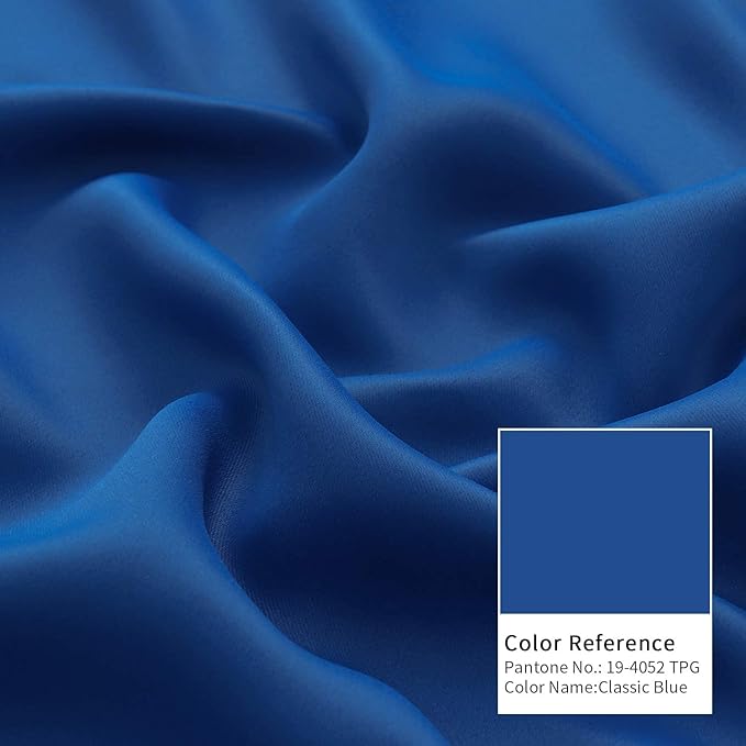 BGment Blackout Curtains for Bedroom - Grommet Thermal Insulated Room Darkening Curtains for Living Room, 55 x 96 Inch, 2 Panels, Royal Blue