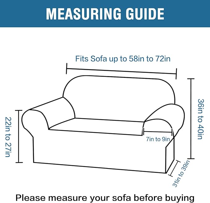 H.VERSAILTEX Stretch Velvet Loveseat Covers for 2 Cushion Couch Covers for Living Room Sofa Covers Slipcovers with Non Slip Straps Bottom, Ultra Thick Comfy Velour (Width 58"-72", Camel)