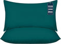Utopia Bedding 12x20 Pillow Inserts, Set of 2, Dark Teal – Indoor Decorative Throw Pillows for Bed, Sofa & Couch – Soft, Supportive & Fluffy Cushion Inserts