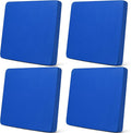 Newwiee Set of 4 Stretch Patio Cushion Covers Sofa Couch Seat Chair Slipcovers Cushion Cover Replacement Furniture Protector for Pets Washable(Royal Blue,Seat Cover,Solid)