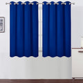 LEMOMO Royal Blue Thermal Blackout Curtains/52 x 54 Inch/Set of 2 Panels Room Darkening Curtains for Bedroom