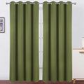 LEMOMO Blackout Curtains 52 x 120 Inch Long Olive Green Curtains Set of 2 Panels Room Darkening Curtains for Bedroom and Living Room
