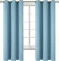 BGment Room Darkening Curtains 63 Inches Long - Grommet Thermal Insulated Drapes Window Treatment Curtains for Bedroom, 2 Panels, 42 x 63 Inch, Greyish Blue