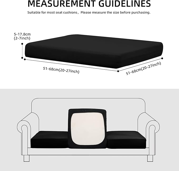 Outdoor Cushion Covers Set,12PCS Patio Furniture Couch Seat Slipcovers, Replacement for Sofa Sectional Chair(Cover，Only)