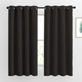 NICETOWN Blackout Curtains Panels for Window - Triple Weave Energy Saving Thermal Insulated Solid Grommet Blackout Drapes for Kitchen (1 Pair, 52 inches by 63 Inch, Toffee Brown)