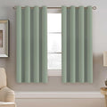 H.VERSAILTEX Blackout Curtain for Living Room Thermal Insulated Window Treatment Curtain Extra Long 63 inch Length Energy Saving Solid Grommet Top Blackout Drape, One Panel, Sea Grass, 52" W x 63" L