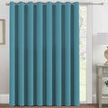 H.VERSAILTEX Blackout Patio Curtains 100 x 96 Inches for Sliding Door Extral Wide Blackout Curtain Panels Thermal Insulated Room Divider - Grommet Top, 8' Tall by 8.5' Wide - Storm Blue