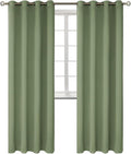 BGment Room Darkening Curtains 84 Inches Long - Grommet Thermal Insulated Drapes Window Treatment Curtains for Bedroom, 2 Panels, 52 x 84 Inch, Grass Green