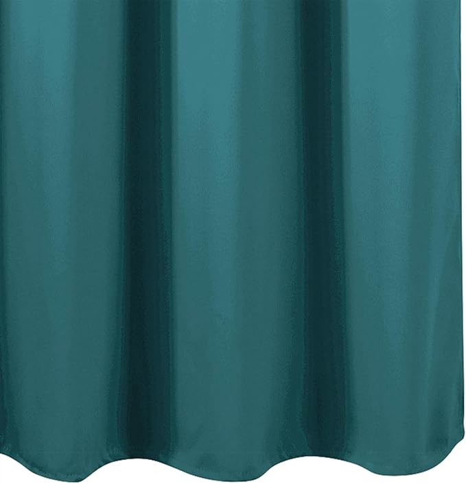 LEMOMO Blackout Curtains 66 x 54 Inch Long Sea Teal Curtains Set of 2 Panels Room Darkening Curtains for Bedroom and Living Room