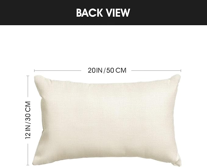 AVOIN colorlife Home Sweet Home Spring Summer Flowers Pink Throw Pillow Covers, 12 x 20 Inch White Cushion Case for Sofa Couch Set of 4