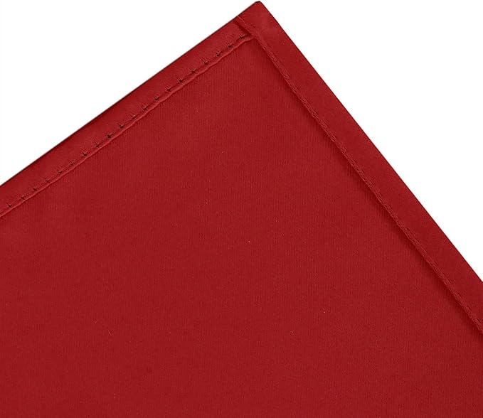 LEMOMO Blackout Curtains 66 x 72 Inch Long Bright Red Curtains Set of 2 Panels Room Darkening Curtains for Bedroom and Living Room