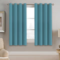 H.VERSAILTEX Blackout Curtain for Living Room Thermal Insulated Window Treatment Curtain 54 inch Length Energy Saving Solid Grommet Top Blackout Drape, One Panel, Storm Blue, 52" W x 54" L