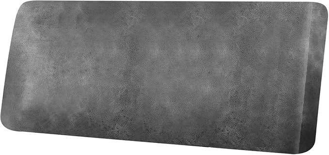 Leather Look Couch Cushion Covers Sofa Seat Slipcovers Sets Couches Furniture Protector for Sectional Armchair Loveseat Pets Kids Stretch Spandex Fabric (1 Cushion Sofa, Light Grey)