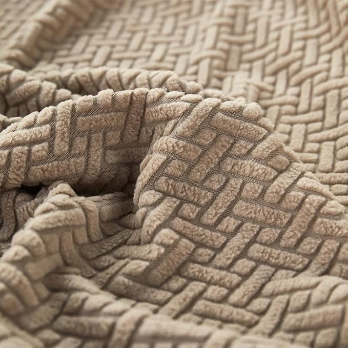 Sofa Covers Couch Covers for Sofa Pet Friendly Couch Cushion Covers Universal Sofa Covers Washable Stretch Slipcovers for Sectional Sofa (Light Coffee,Extra Large Single Seat Cover)