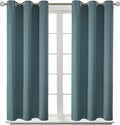 BGment Room Darkening Curtains 45 Inches Long - Grommet Thermal Insulated Drapes Window Treatment Curtains for Bedroom, 2 Panels, 38 x 45 Inch, Stone Blue