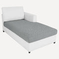 2025 Stretch Chaise Covers for Sectional Sofa, Individual Chaise Lounge Cover Removable Washable, L-Shaped Couch Seat Cover Replacement, Unique Fashion Pattern Soft Cozy Durable (Chaise, Light Gray)