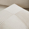 Cream 2 Packs Euro Decorative Throw Pillow Covers (28x28) – 28x28in