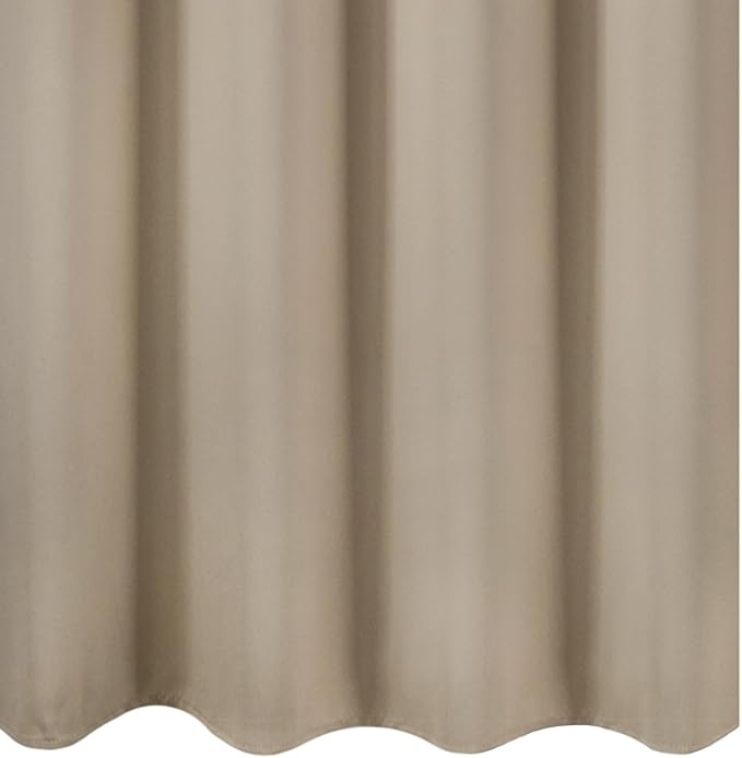 LEMOMO Khaki Thermal Blackout Curtains/52 x 54 Inch/Set of 2 Panels Room Darkening Curtains for Bedroom