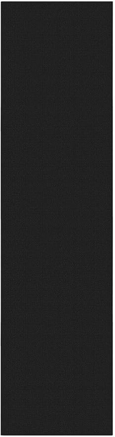 KOZYFLY Runners for Hallways 2x10 ft Washable Kitchen Runner Non Slip Rubber Backed Hallway Rugs Cotton Entryway Runner Rug Floor Carpet for Indoor Hall, Backdoor, Kitchen, Black/Dark Grey