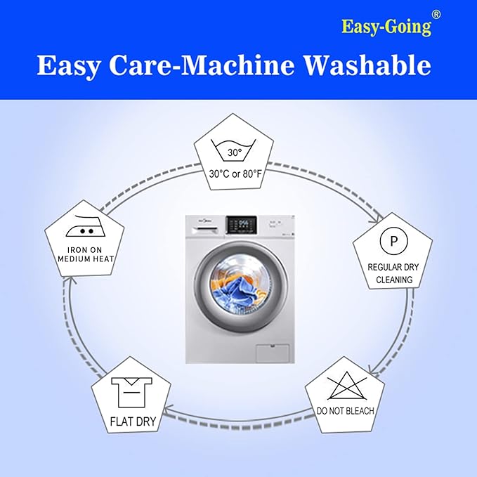 Easy-Going Recliner Chair Covers Reversible Recliner Slipcovers Water Resistant Sofa Cover Couch Cover Furniture Protector with Elastic Straps for Dog Pet (Recliner, Dark Blue/Ivory)