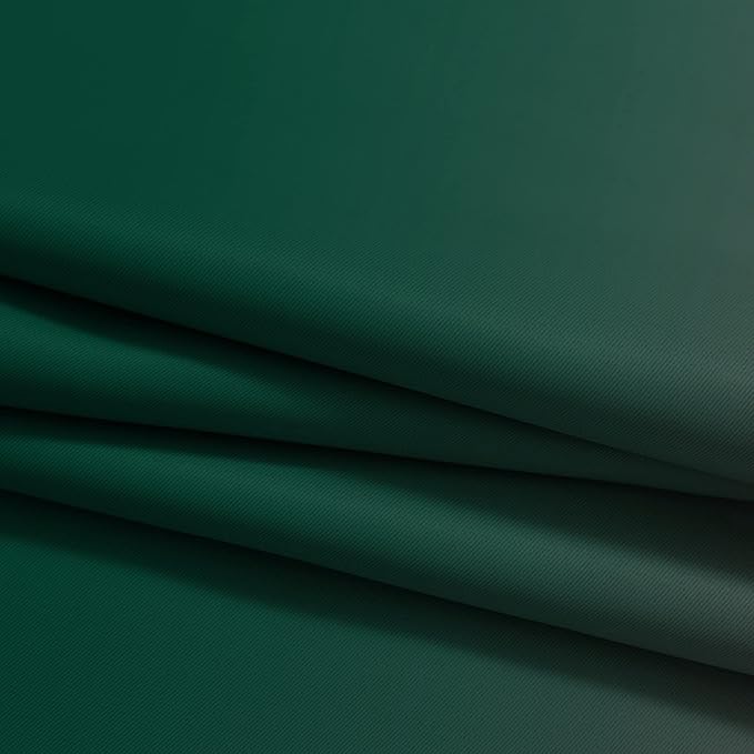 Yakamok Dark Green Ombre Curtains 63 Inches Long, Light Blocking Gradient Color Curtain Panels, Room Darkening Grommet Window Drapes for Bedroom(52x63 Inch, 2 Panels)