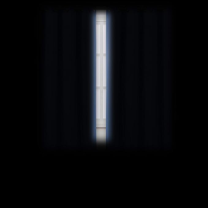 LEMOMO Sky Blue Thermal Blackout Curtains/52 x 63 Inch/Set of 2 Panels Room Darkening Curtains