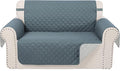 Reversible Loveseat Sofa Covers Couch Cover Furniture Protector(Loveseat,Dark Blue/Light Grey)