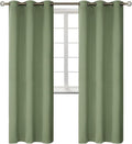 BGment Room Darkening Curtains 84 Inches Long - Grommet Thermal Insulated Drapes Window Treatment Curtains for Bedroom, 2 Panels, 42 x 84 Inch, Grass Green