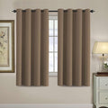 H.VERSAILTEX Blackout Curtain for Living Room Thermal Insulated Window Treatment Curtain Extra Long 63 inch Length Energy Saving Solid Grommet Top Blackout Drape, One Panel, Macchiato, 52" W x 63" L