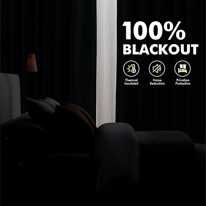 MIULEE 100% Blackout Linen Curtains for Bedroom, Olive Green Solid Luxury Decor Thermal Insulation Room Darkening Drapes for Living Room Nursery Back Tab Rod Pocket 42 x 72 Inches, 2 Panels