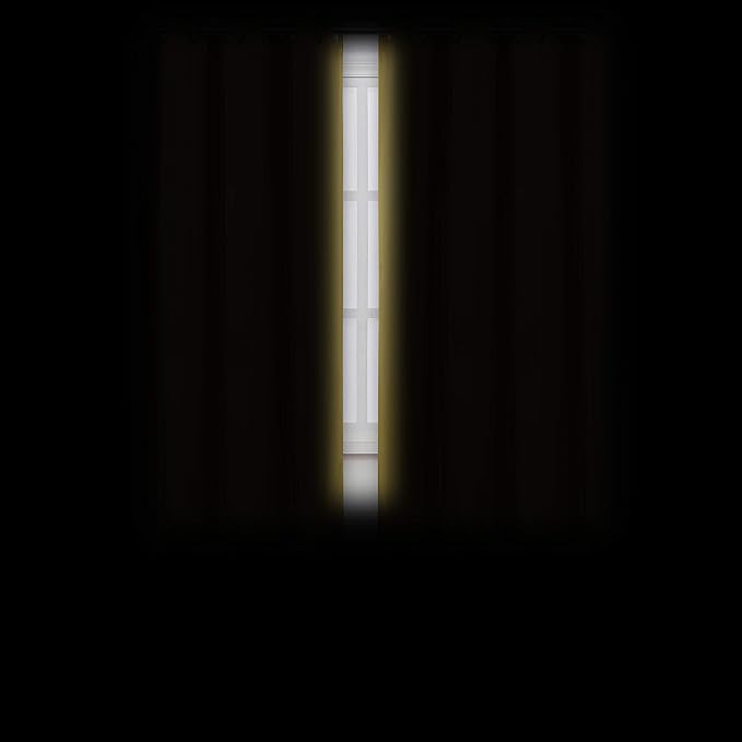 LEMOMO Yellow Thermal Blackout Curtains/52 x 63 Inch/Set of 2 Panels Room Darkening Curtains