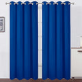 LEMOMO Blackout Curtains 52 x 120 Inch Long Royal Blue Curtains Set of 2 Panels Room Darkening Curtains for Bedroom and Living Room