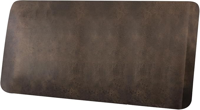 Leather Look Couch Cushion Covers Sofa Seat Slipcovers Sets Couches Furniture Protector for Sectional Armchair Loveseat Pets Kids Stretch Spandex Fabric (1 Cushion Loveseat, Brown)