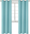 BGment Blackout Curtains - Grommet Thermal Insulated Room Darkening Bedroom and Living Room Curtains, Set of 2 Panels (42 x 84 Inch, Baby Blue)
