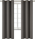 BGment Blackout Curtains for Bedroom - Grommet Thermal Insulated Room Darkening Curtains for Living Room, Set of 2 Panels (42 x 72 Inch, Grey)