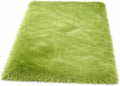 Goolela Lime Green Fluffy Fur Rug 3x5 for Bedroom Playroom Bedside Fuzzy Furry Faux Sheepskin Rug Shag Décor Rectangle