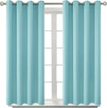 BGment Blackout Curtains - Grommet Thermal Insulated Room Darkening Bedroom and Living Room Curtains, Set of 2 Panels (46 x 54 Inch, Baby Blue)