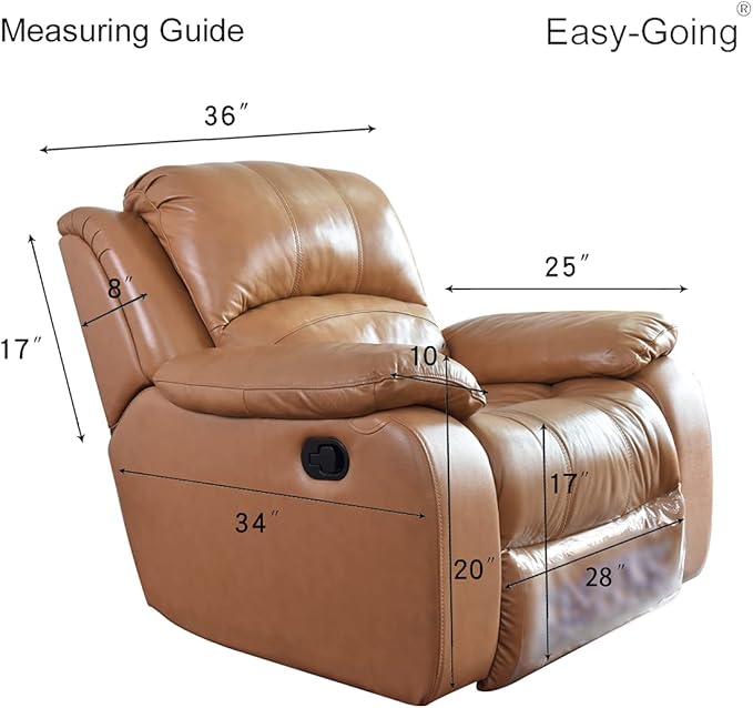 Easy-Going Oversized Recliner Chair Slipcover Reversible Sofa Cover Water Resistant Couch Cover Furniture Protector with Elastic Straps for Pets Dog (Oversized Recliner, Brown/Brown)