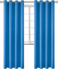 BGment Room Darkening Curtains 84 Inches Long - Grommet Thermal Insulated Drapes Window Treatment Curtains for Bedroom, 2 Panels, 52 x 84 Inch, Classic Blue