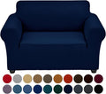 Joccun Stretch Chair Couch Cover,1-Piece Sofa Slipcover Spandex Jacquard Fabric Sofa Covers with Elastic Bottom,Washable Furniture Protector for Dogs,Cats,Kids(Armchair,Navy)