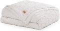 UGG Adalee Faux Fur Twin Blanket for Bed, Soft Blanket or Warm Large Throw for Couch, Washable Twin XL Bedding, Luxury Bedroom Decor, 66" x 90", Natural White