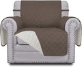 Easy-Going Chair Sofa Slipcover Reversible Sofa Cover Water Resistant Couch Cover Furniture Protector Cover with Elastic Straps for Pets Kids Children Dog Cat (Chair, Taupe/Ivory)