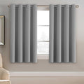 H.VERSAILTEX Blackout Curtain for Living Room Thermal Insulated Window Treatment Curtain 54 inch Length Energy Saving Solid Grommet Top Blackout Drape, One Panel, Dove Gray, 52" W x 54" L