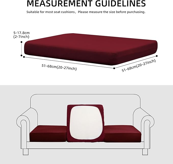 Outdoor Cushion Covers Set,14PCS Patio Furniture Couch Seat Slipcovers, Replacement for Sofa Sectional Chair(Cover，Only)