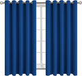 BGment Blackout Curtains for Bedroom - Grommet Thermal Insulated Room Darkening Curtains for Living Room, 70 x 63 Inch, 2 Panels, Royal Blue