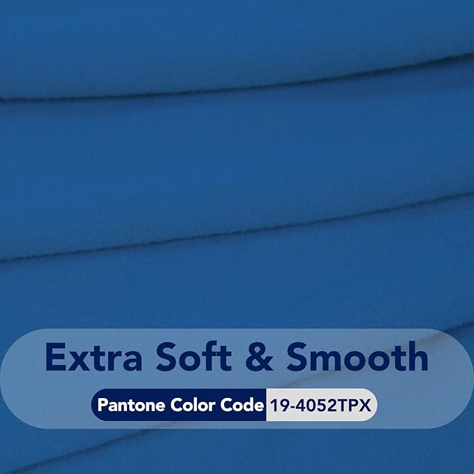 PureFit Super Stretch Sofa Slipcover – Spandex Non Slip Soft Couch Sofa Cover, Washable Furniture Protector with Non Skid Foam and Elastic Bottom for Kids, Pets （Loveseat, Classic Blue）