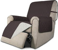 Easy-Going Recliner Sofa Slipcover Reversible Sofa Cover Water Resistant Couch Cover Furniture Protector with Elastic Straps for Pets Kids Children Dog Cat (Recliner, Chocolate/Ivory)