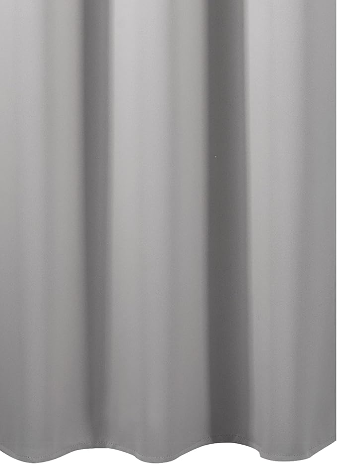 LEMOMO Light Grey Blackout Curtains 34 x 63 Inch Length/Set of 2 Curtain Panels/Thermal Insulated Room Darkening Blackout Curtains for Bedroom